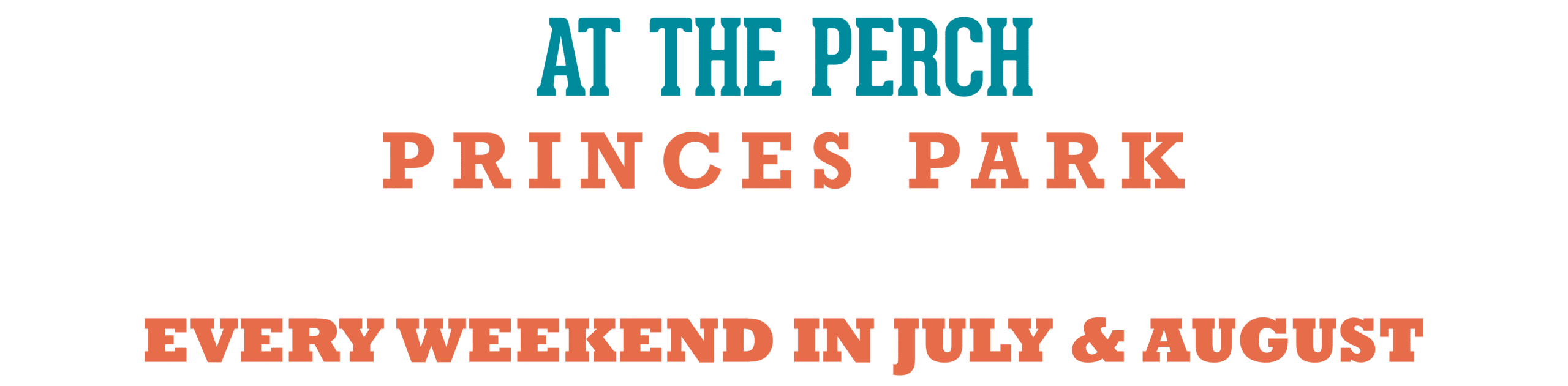 Summer music events every weekend in July & August 